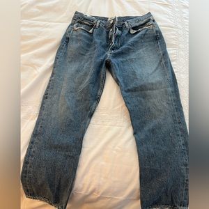 AGOLDE Riley High Rise Straight Jeans